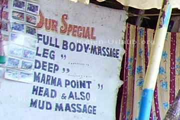 Massage-Angebote in Indien.