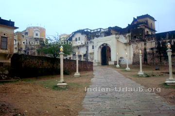 Das Mandawa Castle bei der Rajasthan Rundreise in Indien.