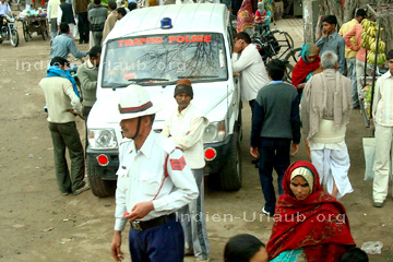Traffic Police in Indien.