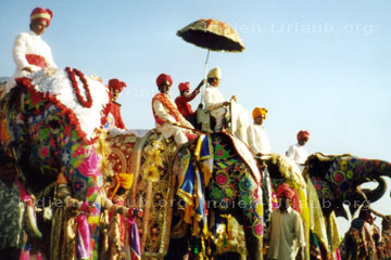 Elefantenfest in Jaipur.