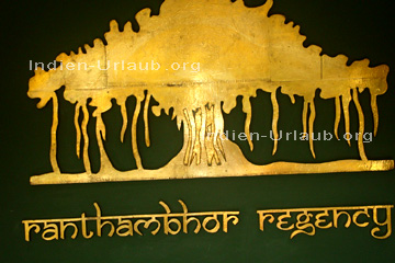 Das Logo vom Ranthambhore Nationalpark.